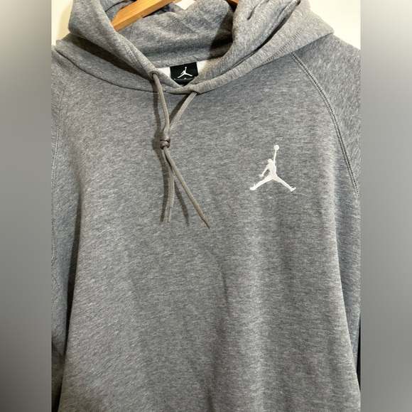 Air Jordan Grey Hoodie Size Large - Picture 4 of 8